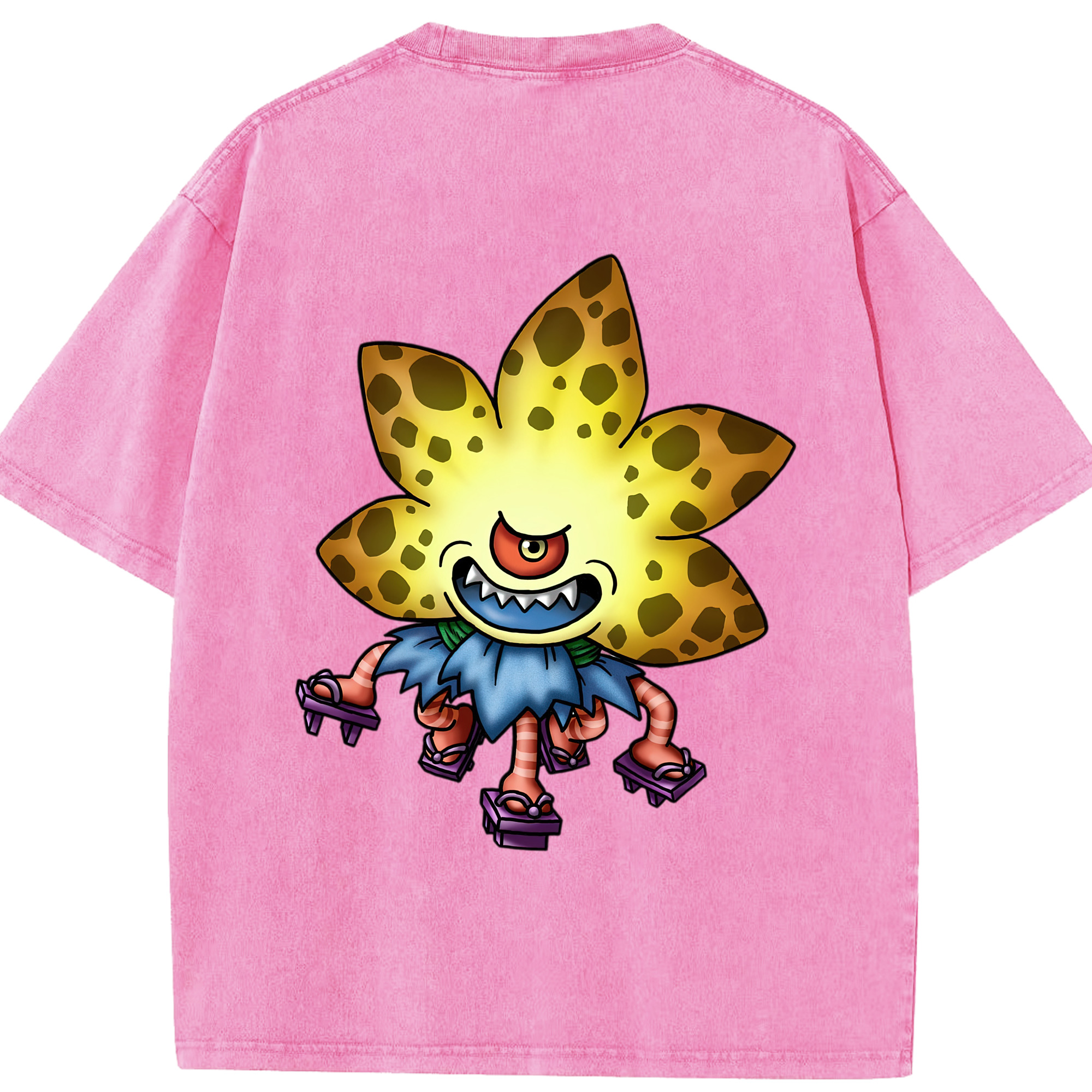 （画像用） ドラゴンクエスト Doragon Kuesuto Dragon Quest 綿100% ヴィンテージ風 半袖Tシャツ（背面プリント）